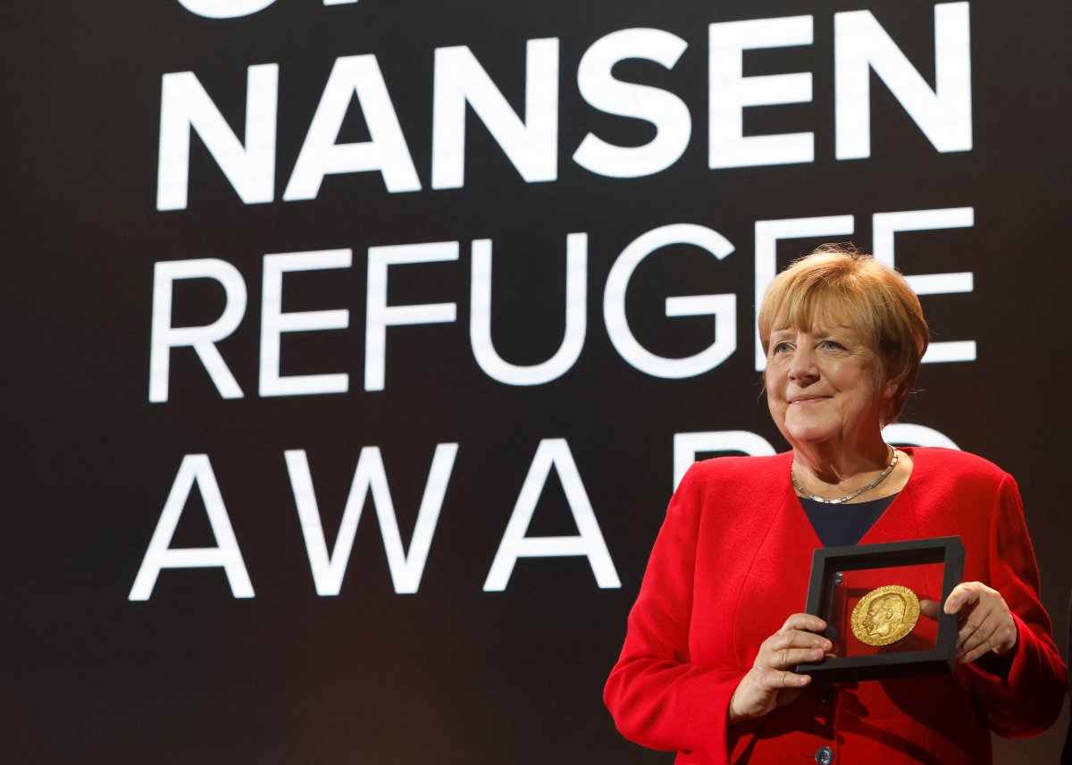 Eski Almanya Başbakanı Merkel, 2022 Nansen Mülteci Ödülü nü aldı #4
