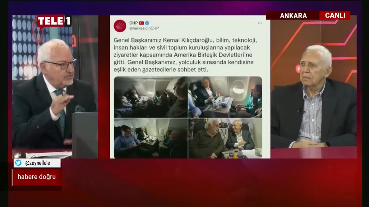 ABD gezisine davet edilmeyen TELE1 de Kılıçdaroğlu na eleştiriler #1