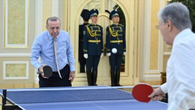 Cumhurbaşkanı Erdoğan ve Tokayev'den Astana'da rövanş maçı