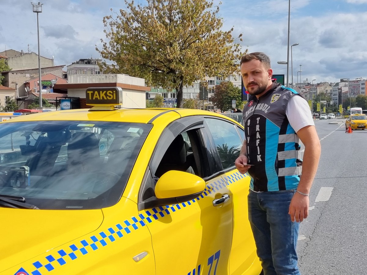 Fatih te yolcu seçen taksici, gazetecilere hakaret etti #2