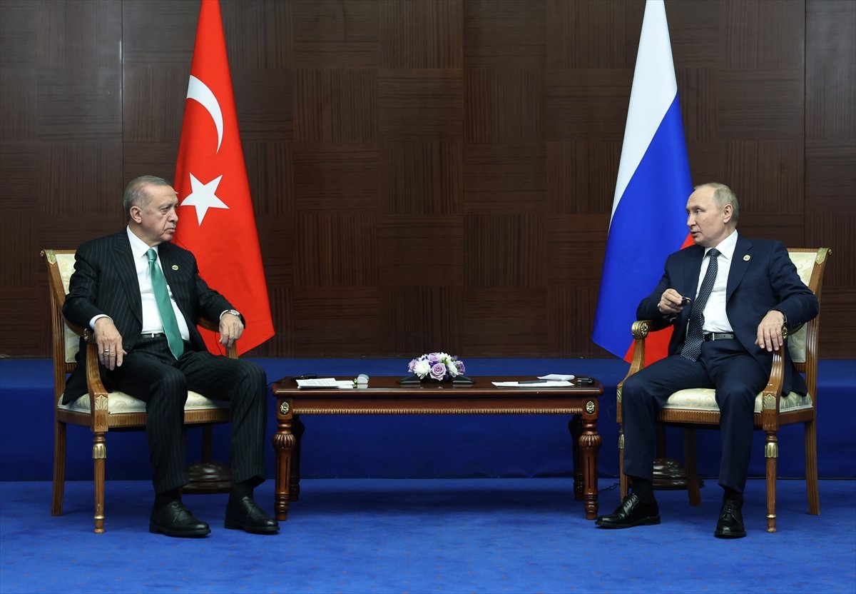 Astana da, Cumhurbaşkanı Erdoğan ve Putin görüşmesi #2