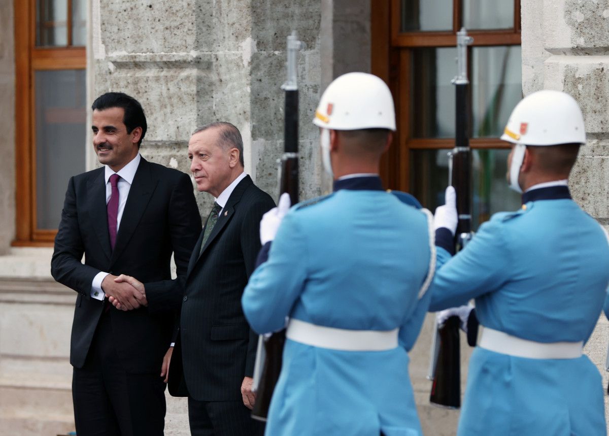Cumhurbaşkanı Erdoğan, Katar Emiri ile bir araya geldi #3