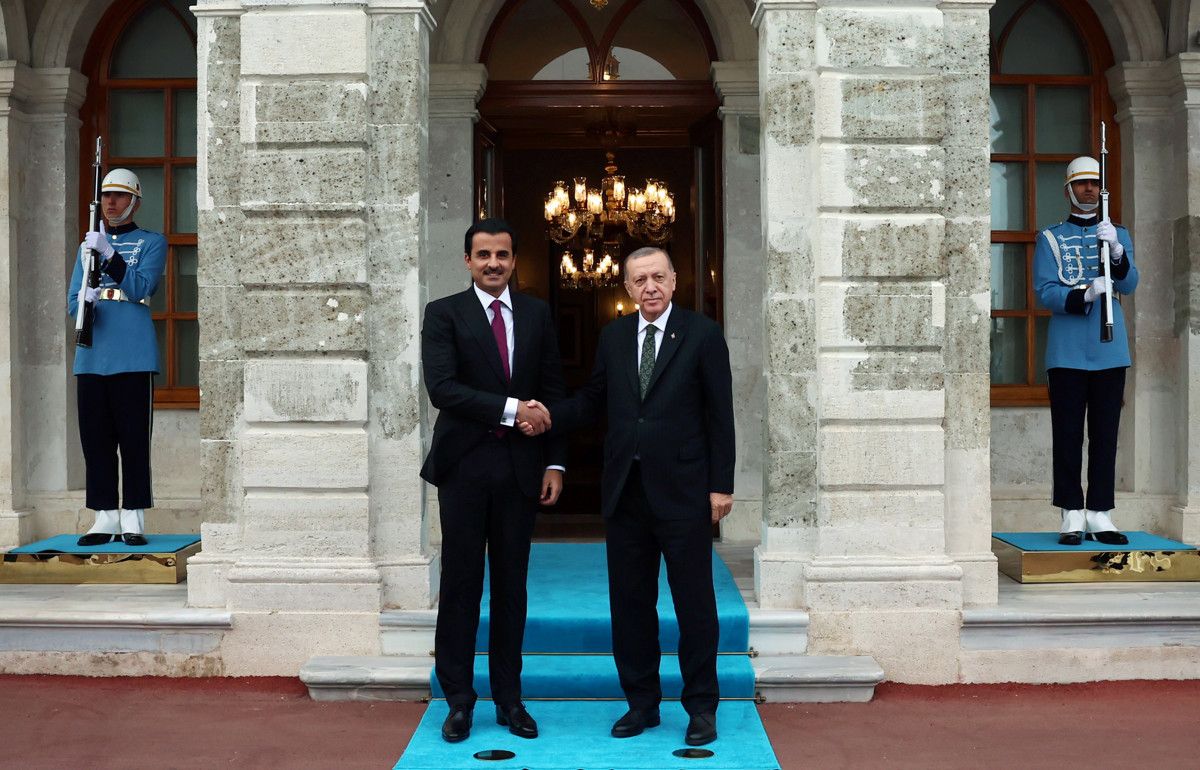 Cumhurbaşkanı Erdoğan, Katar Emiri ile bir araya geldi #1