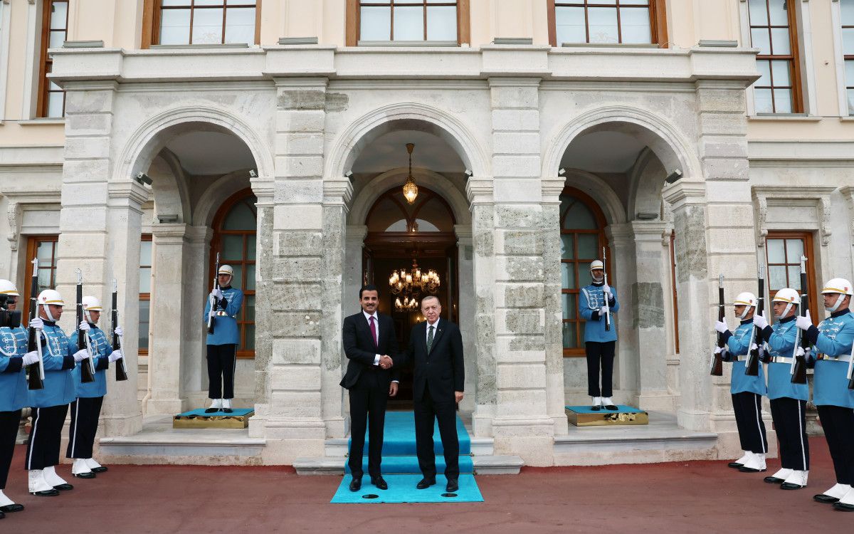 Cumhurbaşkanı Erdoğan, Katar Emiri ile bir araya geldi #2