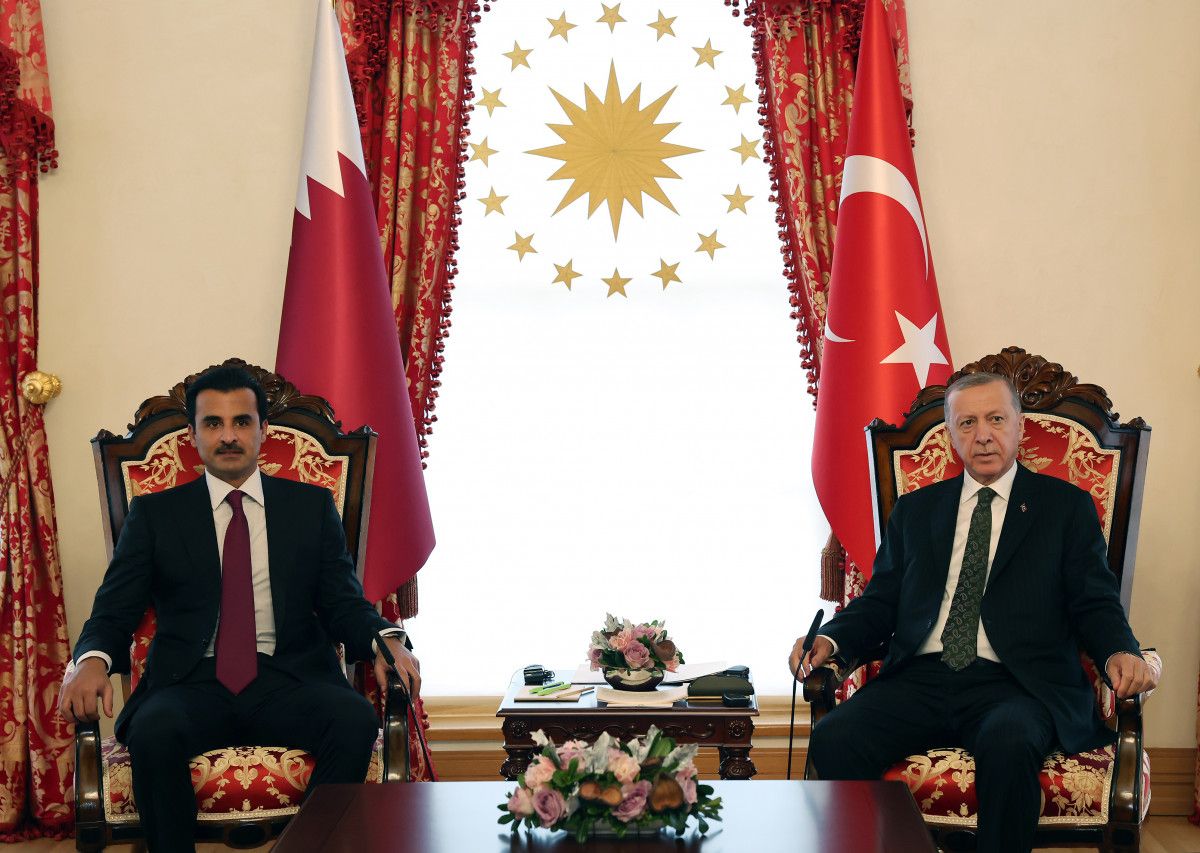 Cumhurbaşkanı Erdoğan, Katar Emiri ile bir araya geldi #5
