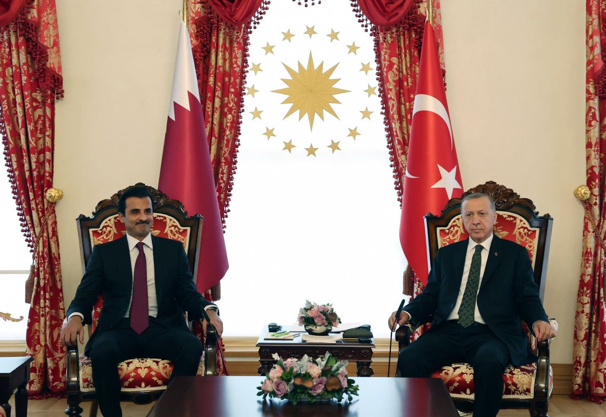 Cumhurbaşkanı Erdoğan, Katar Emiri ile bir araya geldi #6