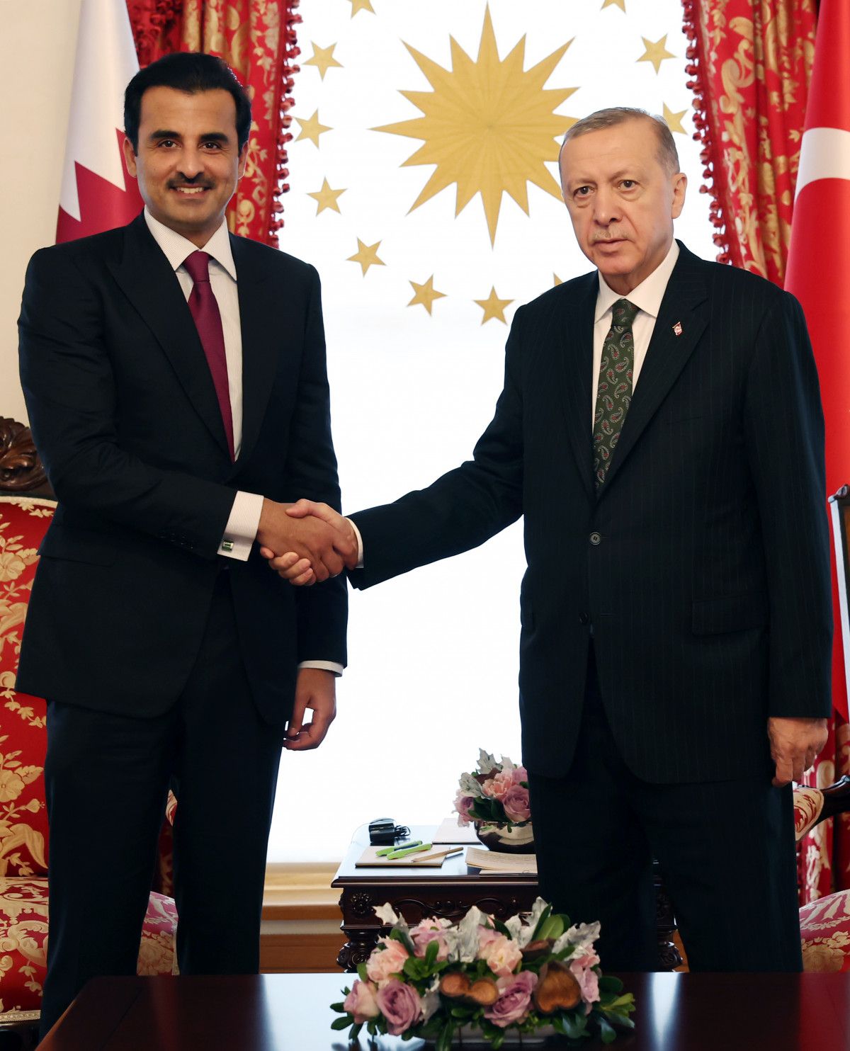 Cumhurbaşkanı Erdoğan, Katar Emiri ile bir araya geldi #4