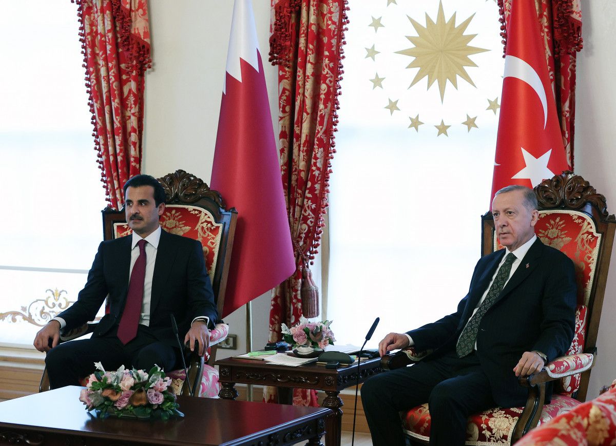 Cumhurbaşkanı Erdoğan, Katar Emiri ile bir araya geldi #7