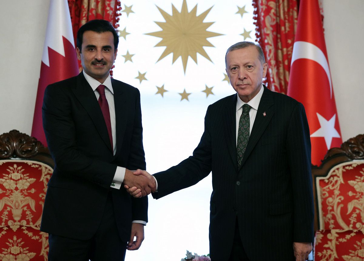 Cumhurbaşkanı Erdoğan, Katar Emiri ile bir araya geldi #8