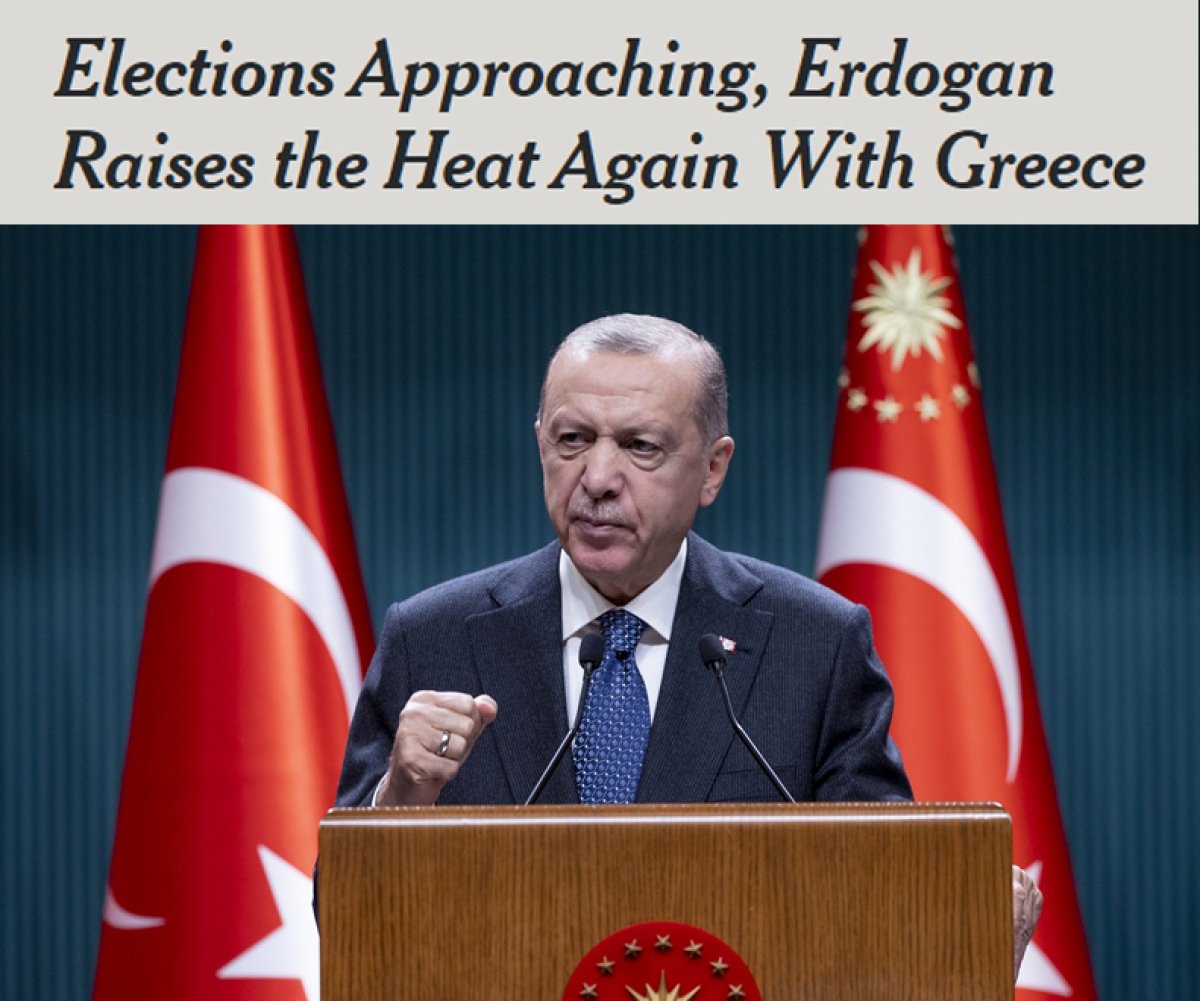 NY Times, Prag da Erdoğan - Miçotakis gerilimini yazdı #2