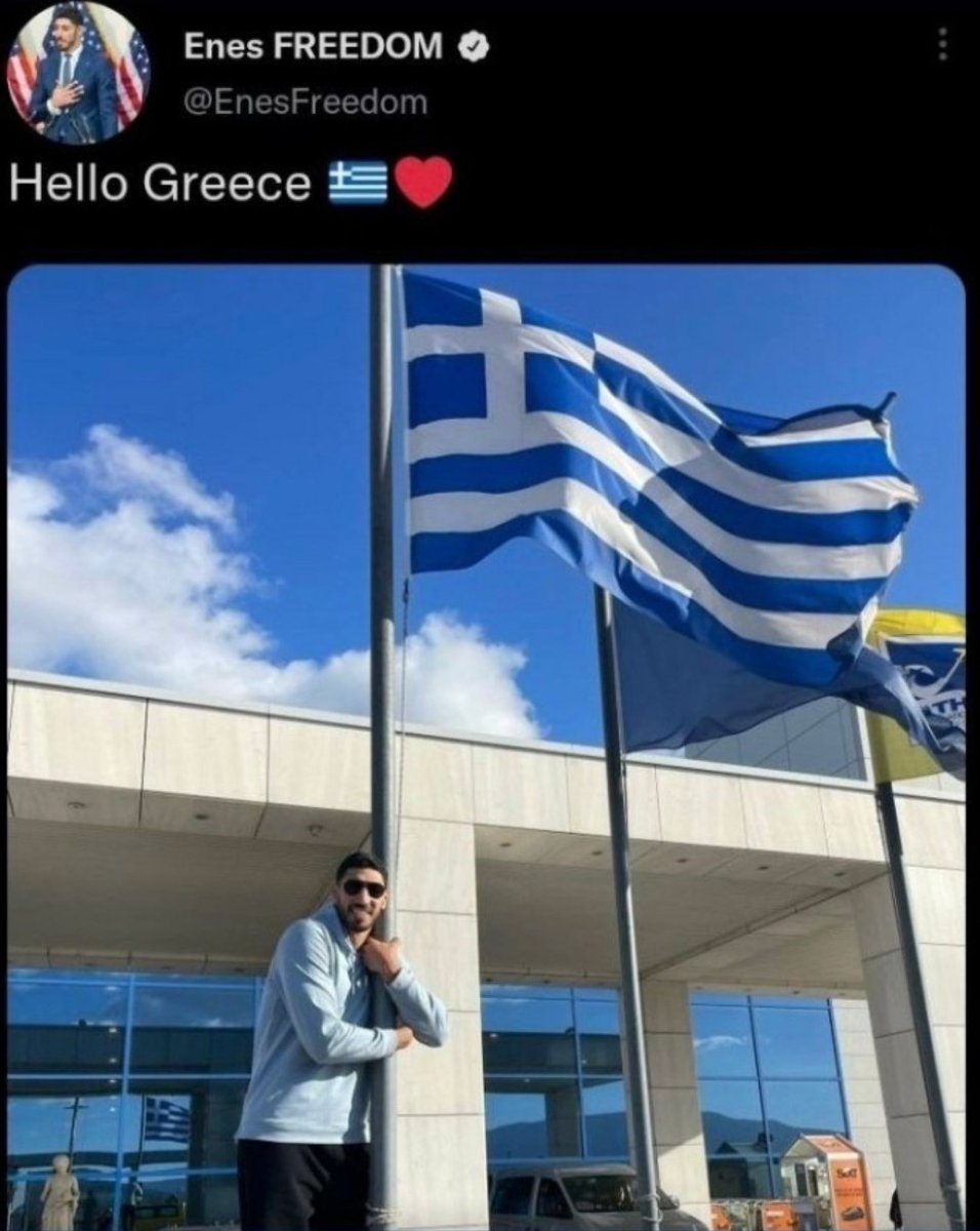 FETÖ cü Enes Kanter in Yunanistan paylaşımı #2
