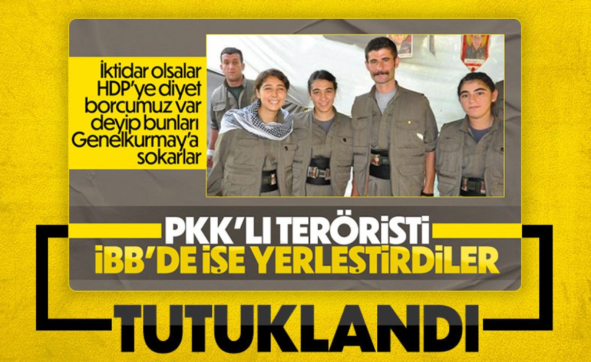 PKK lılarla fotoğrafı çıkan İBB çalışanı görüntüleri inkar etti #3