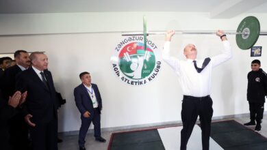 Cumhurbaşkanı Erdoğan'ın Azerbaycan ziyaretinde Aliyev hünerlerini gösterdi