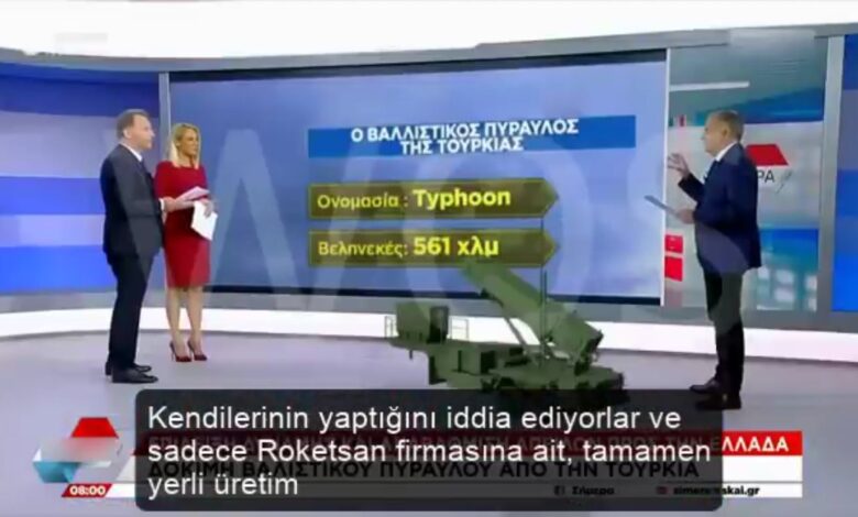 Yunan spiker yerli füze 'Tayfun' şaşkınlığı: Türklerde bu teknoloji var mı