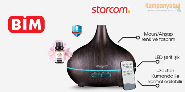 Bim Starcom aroma difüzörü ve hava nemlendirici kullanıcı yorumları