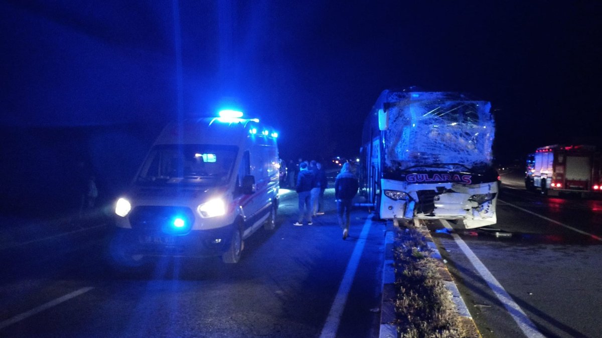 Sivas ta yola çıkan at kazaya neden oldu: 13 kişi yaralandı #1