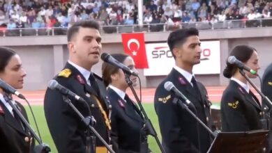 Teğmen Ahmet Hamdi Öğüt'ten 'İnci Tanem' performansı
