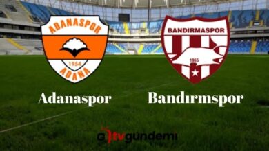 Adanaspor Bandirmaspor Canli TRT Spor Adana Bandirma Maci