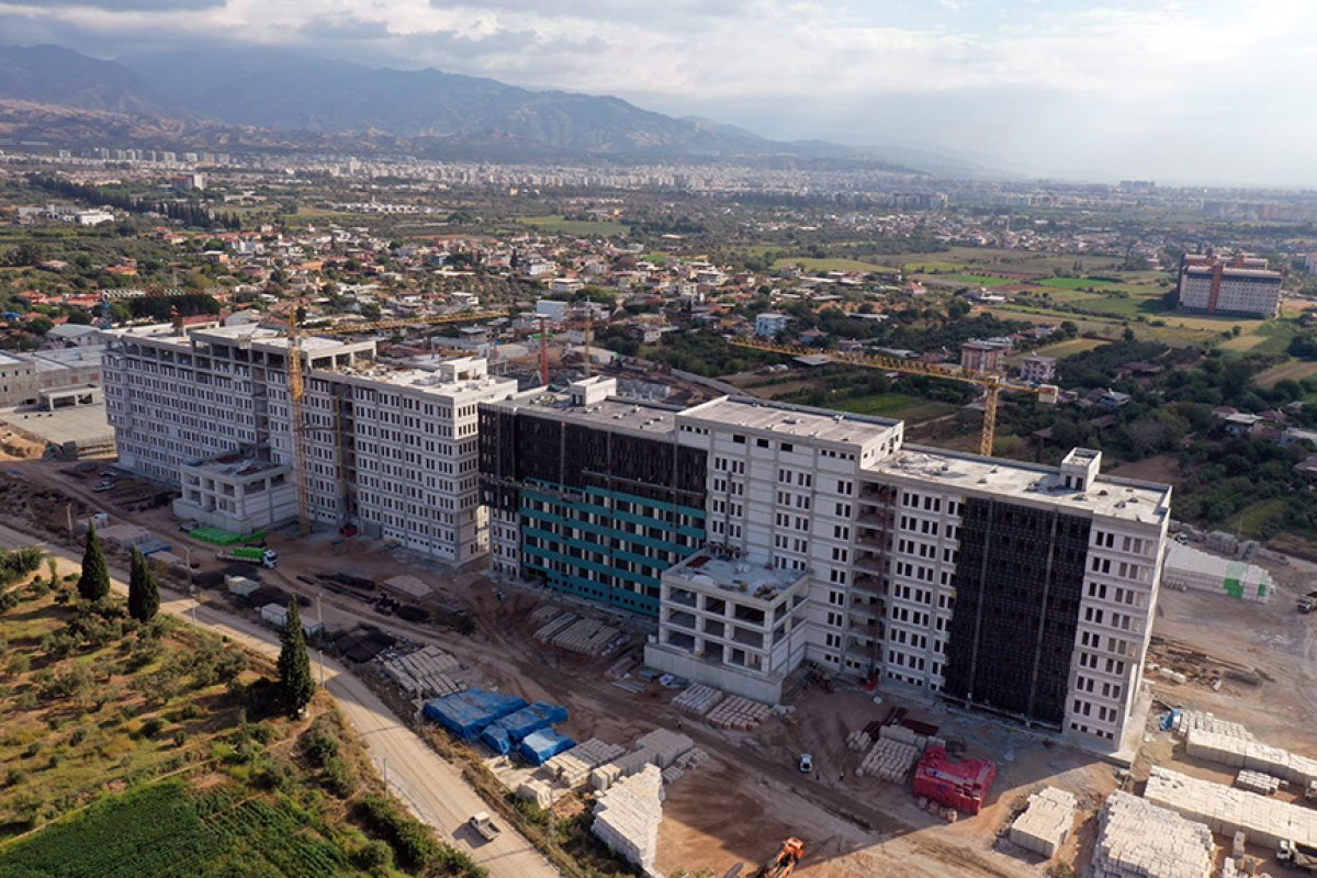 Aydın Şehir Hastanesi inşaatının yüzde 65 i tamamlandı #1