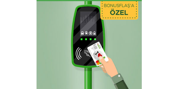 Bonus kart ulaşım temassız kampanyası %30 hediye 1-31 Ekim 2022