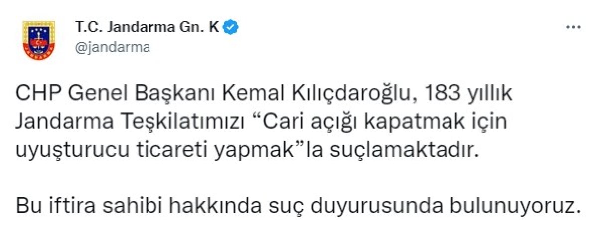 EGM ve Jandarma dan Kemal Kılıçdaroğlu hakkında suç duyurusu #2