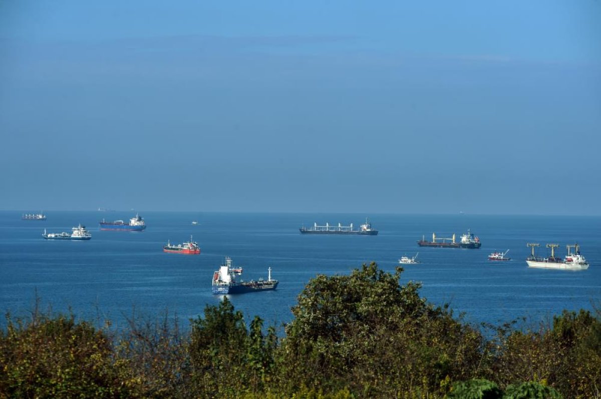 Tahıl koridoru için gelen 170 gemi, İstanbul Boğazı çevresinde bekliyor #6