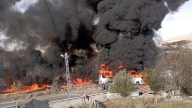 Ağrı’da tanker yolcu otobüsüyle çarpıştı