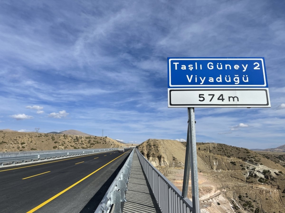 Kars-Erzurum arasındaki Taşlı Güney-2 Viyadüğü hizmete açıldı #3