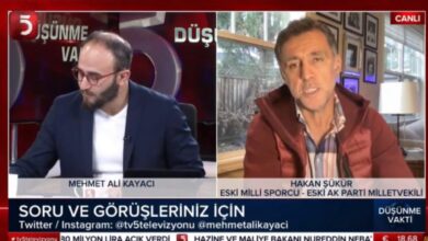 FETÖ firarisi Hakan Şükür, TV5 yayınına katıldı