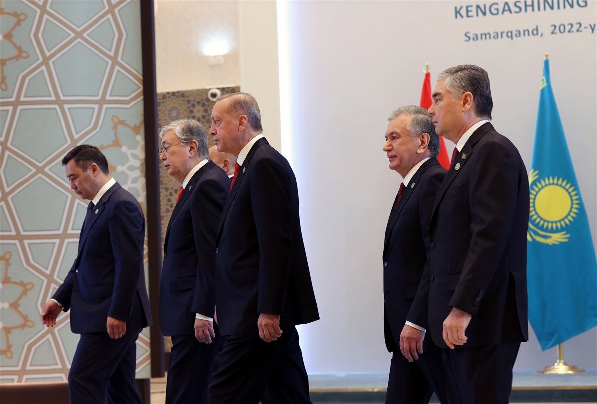 Cumhurbaşkanı Erdoğan Türk Devlet Teşkilatları Konseyi nde konuştu #4