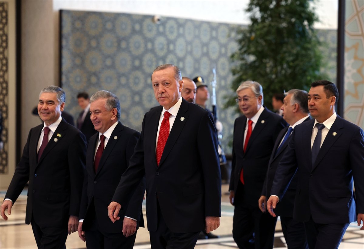 Cumhurbaşkanı Erdoğan Türk Devlet Teşkilatları Konseyi nde konuştu #1