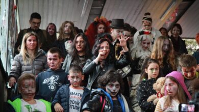 Sırbistan'da "zombi yürüyüşü" yapıldı