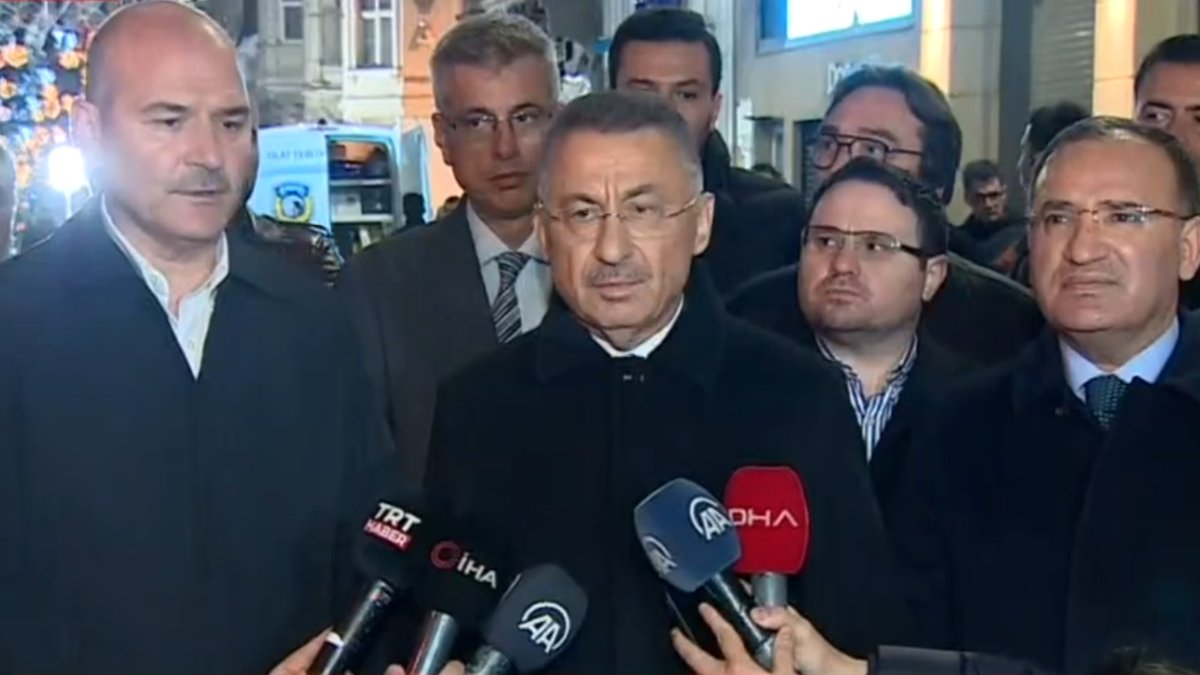 Süleyman Soylu, Bekir Bozdağ ve Fuat Oktay Taksim’de