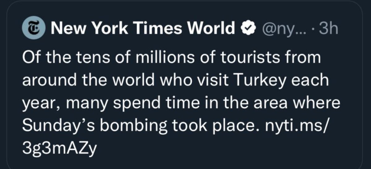 New York Times ın tepki toplayan Taksim deki patlama haberi #3