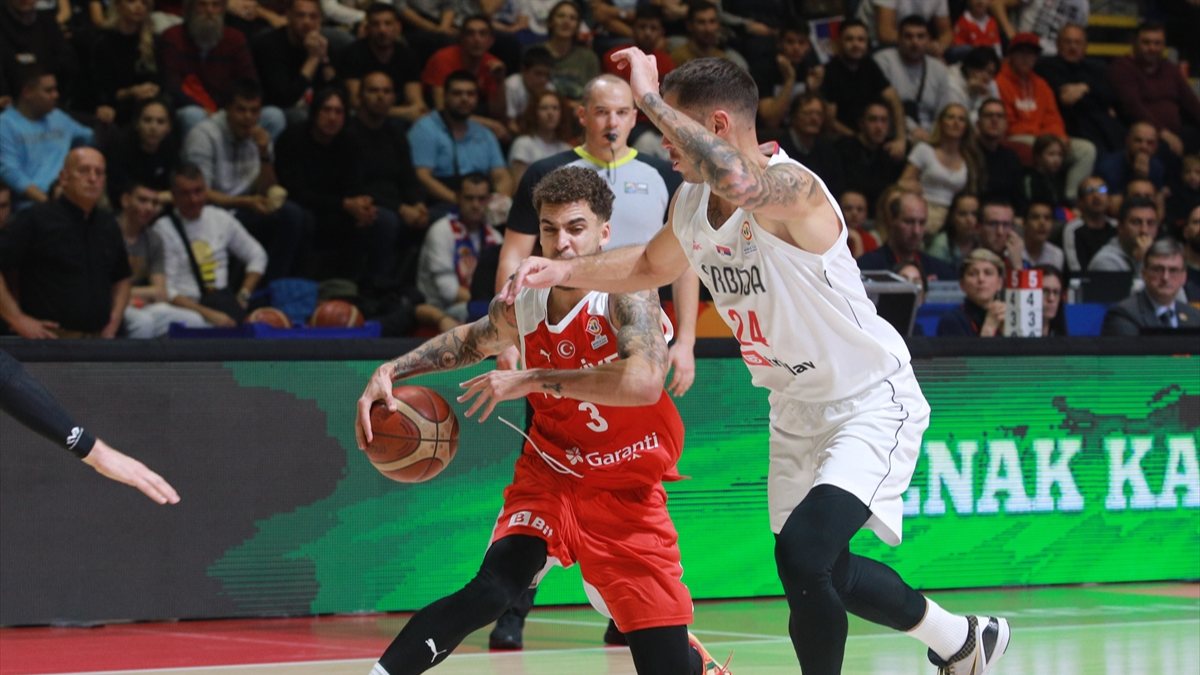 A Milli Erkek Basketbol Takımı Sırbistan’a mağlup oldu