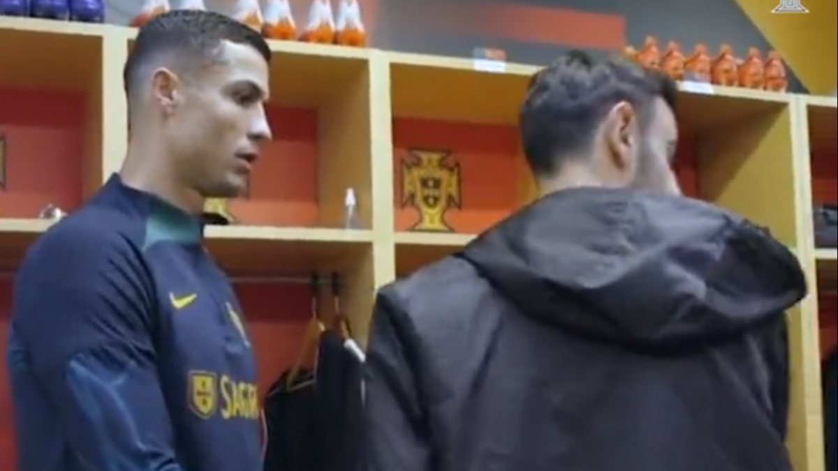 Bruno Fernandes’in Ronaldo’ya yaptığı hareket tepki çekti