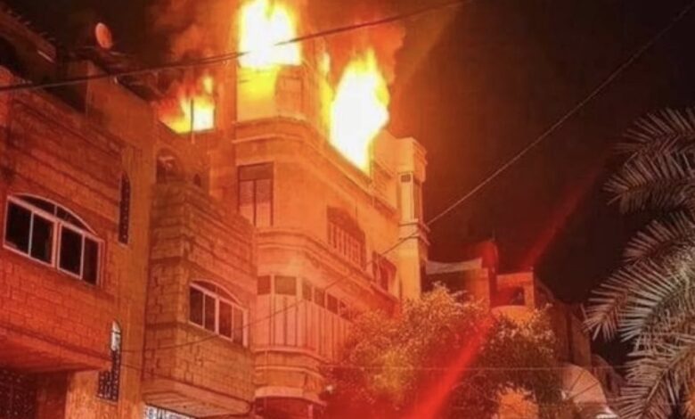Gazze'de apartman yangını: 21 ölü