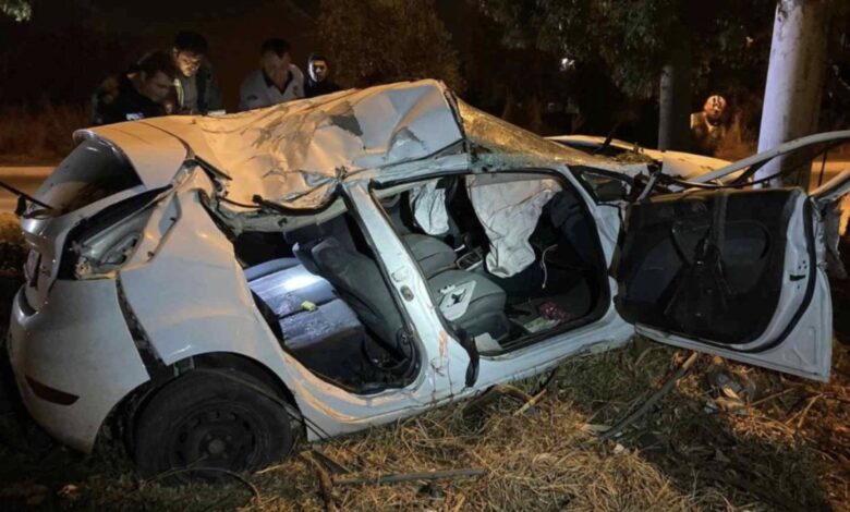 İzmir’de ehliyetsiz gencin kullandığı araç kaza yaptı: 1 ölü, 2 yaralı