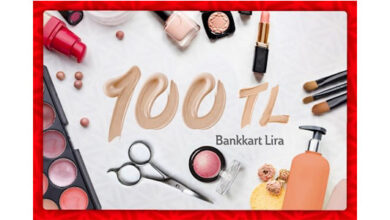 Bankkart kozmetik kampanyası 100₺ hediye Kasım 2022