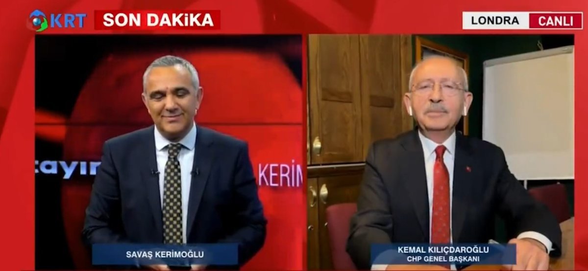 KRT TV, Kılıçdaroğlu nun yanıt vermediği bölümü yayından kaldırdı #1