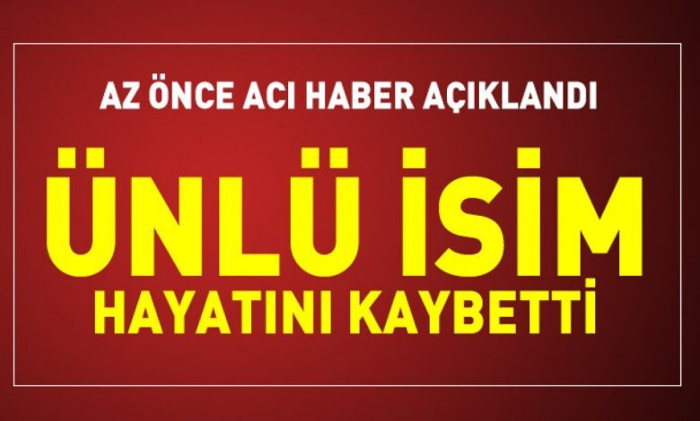 Ölüm haberi yeni geldi! Ünlü oyuncu 65 yaşında vefat etti: Ölüm sebebi bilinmiyor
