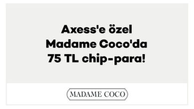 Madame Coco axess kredi kartı kampanyası 1 – 31 Aralık 2022