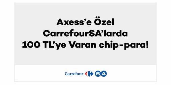 Carrefour axess kredi kartı kampanyası 20 Ocak – 20 Şubat 2023