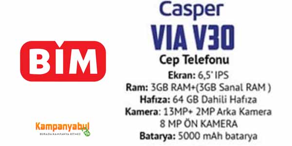 Bim Casper Via V30 cep telefonu neden alınmaz?