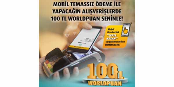 Vakıfbank world en iyi mobil ödeme kampanyasında %10 kazanın