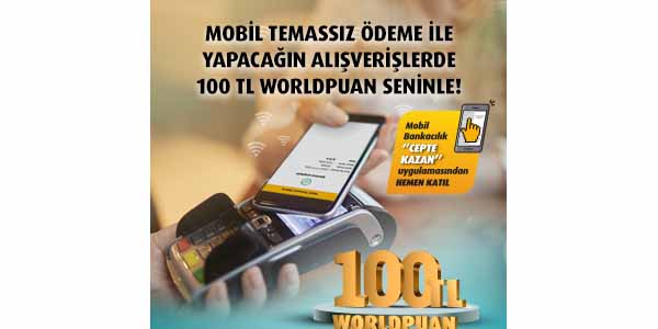 Vakıfbank world kredi kartı mobil ödeme kampanyası 1-30 Haziran 2023