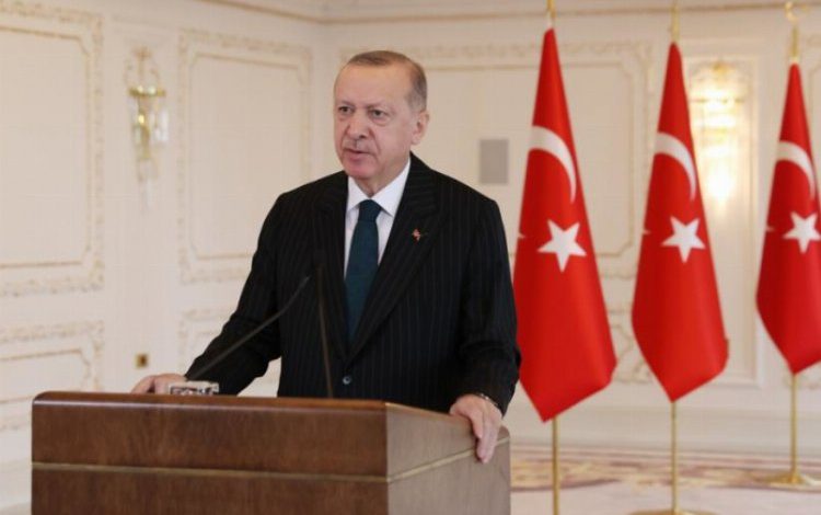 Cumhurbaskani Erdogandan Sivas Kongresi bildirisi