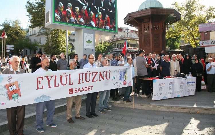 Saadet Partisi Bursadan hukumete seslendi… Egitim sevinci yerine Eylul huznu