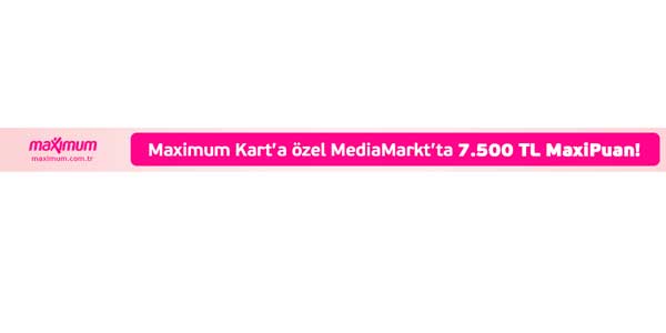Media Markt maximum kart kampanyası 7500₺ hediye 1 Ekim – 31 Aralık 2023