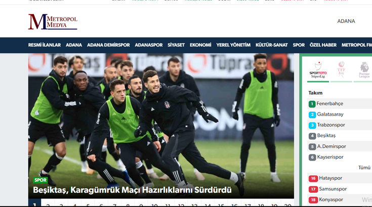 Gündem Adana Futbol Takımları Haberleri